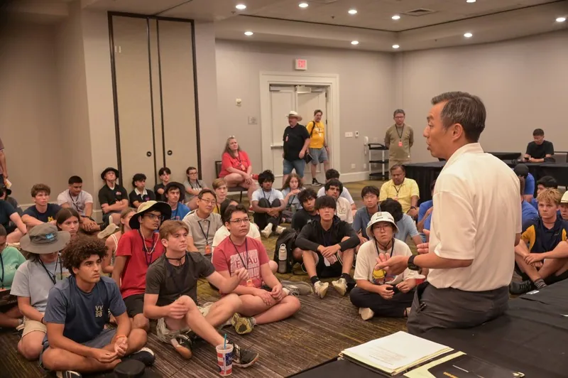 Meeting with race officials