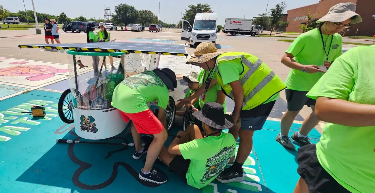 Race-day repairs